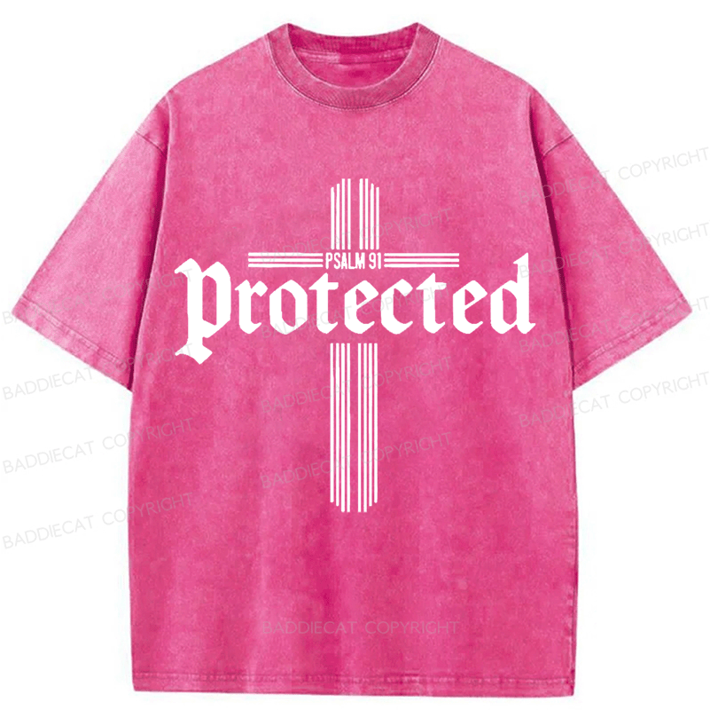 Baddiecat Proteeted Washed T-shirt