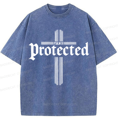 Baddiecat Proteeted Washed T-shirt
