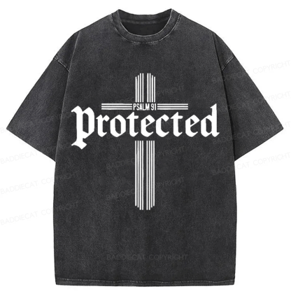 Baddiecat Proteeted Washed T-shirt