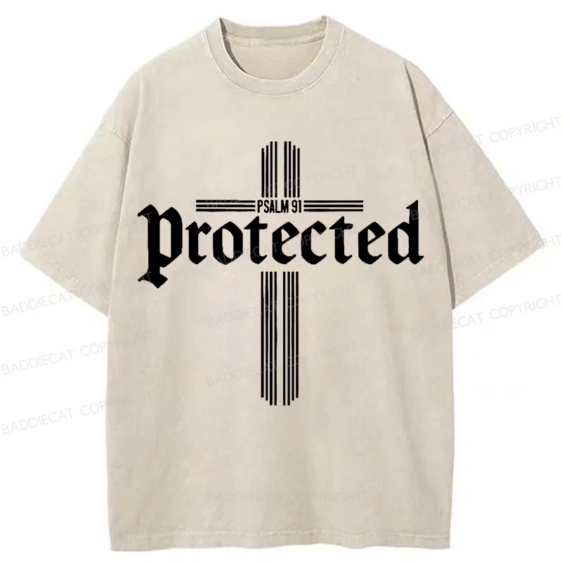Baddiecat Proteeted Washed T-shirt
