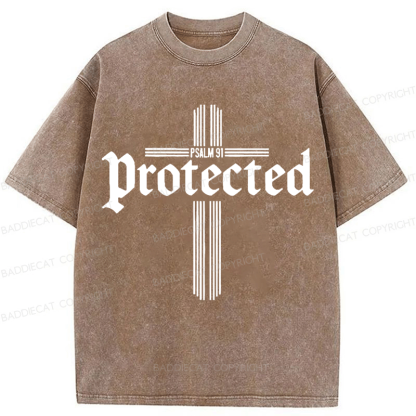 Baddiecat Proteeted Washed T-shirt
