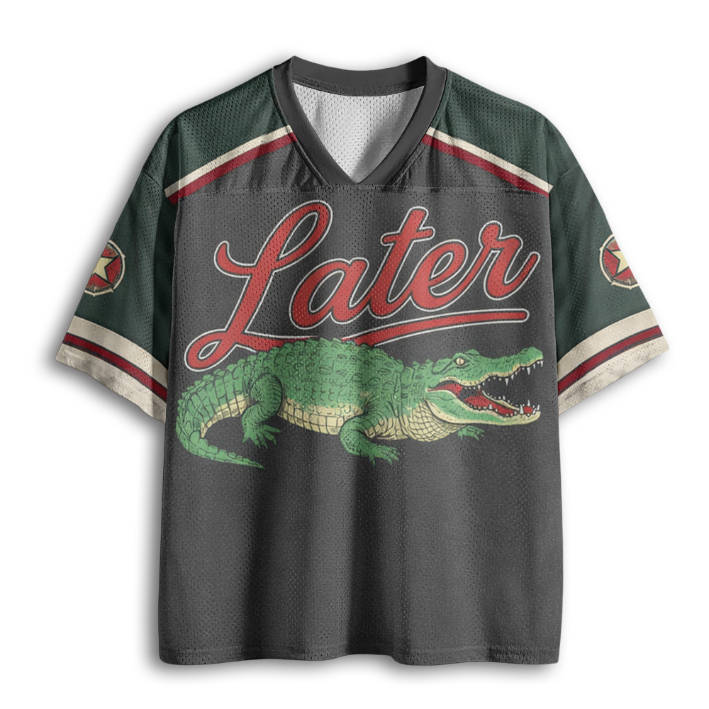 Baddiecat Later Gator Mesh Jersey