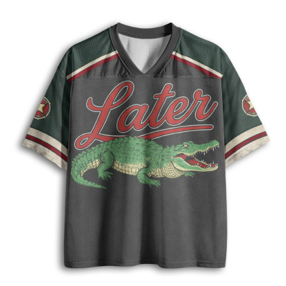 Baddiecat Later Gator Mesh Jersey