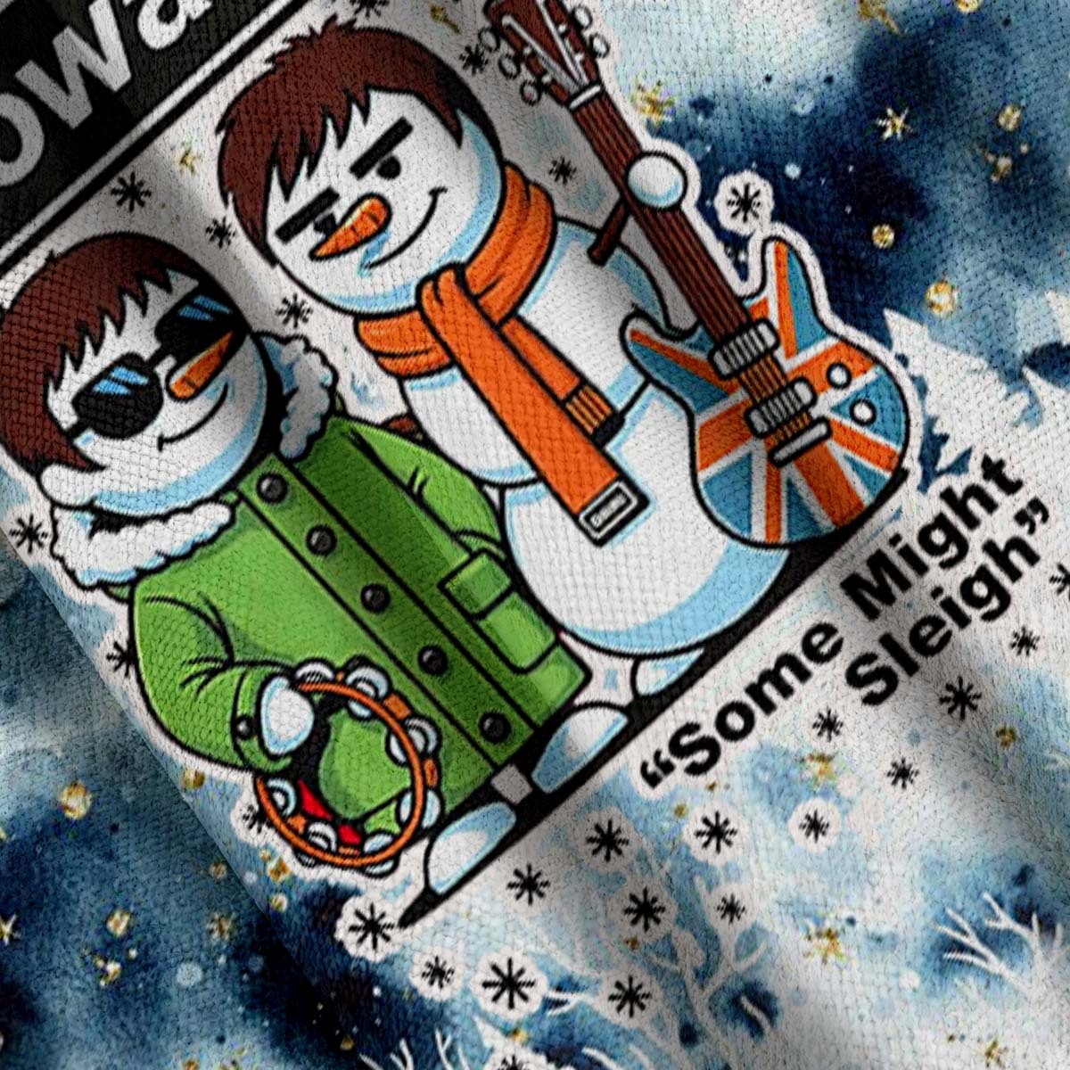 Baddieca Snowasis Some Might Sleigh Christmas Ugly Sweatshirt