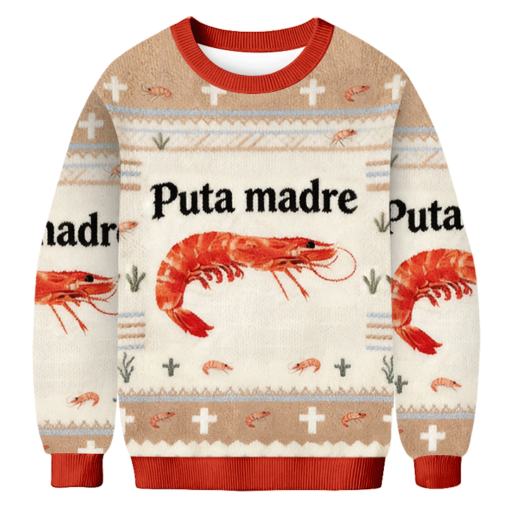 Baddiecat Puta Madre Ugly Sweatshirt