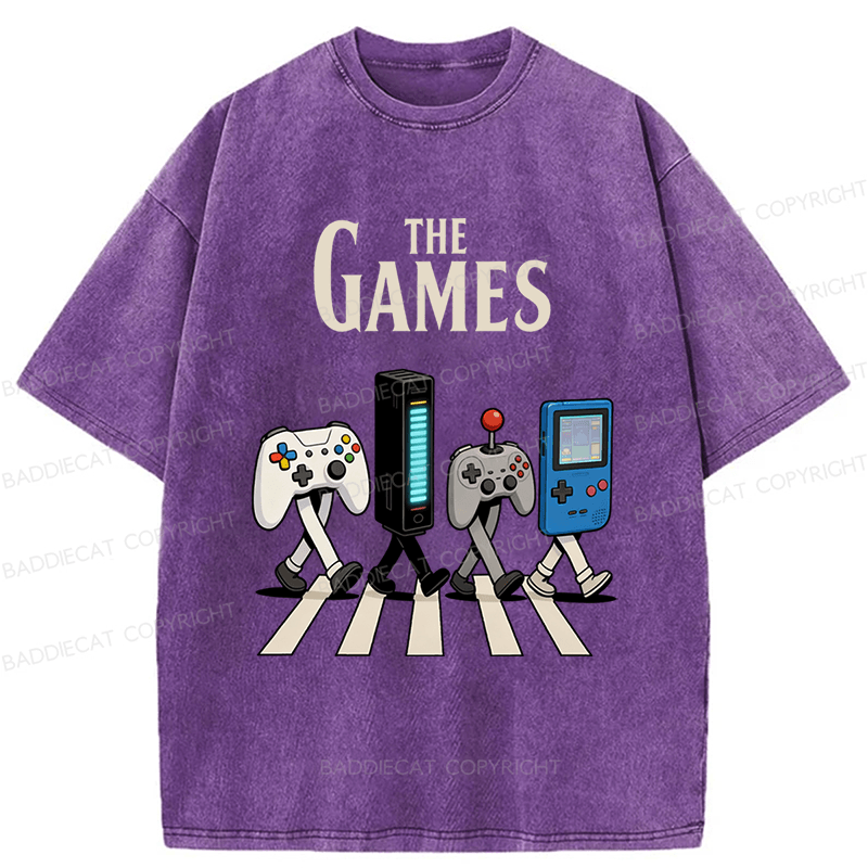 Baddiecat The Game Washed T-shirt