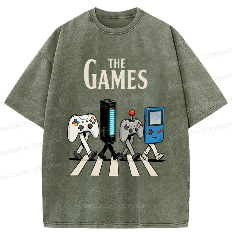 Baddiecat The Game Washed T-shirt