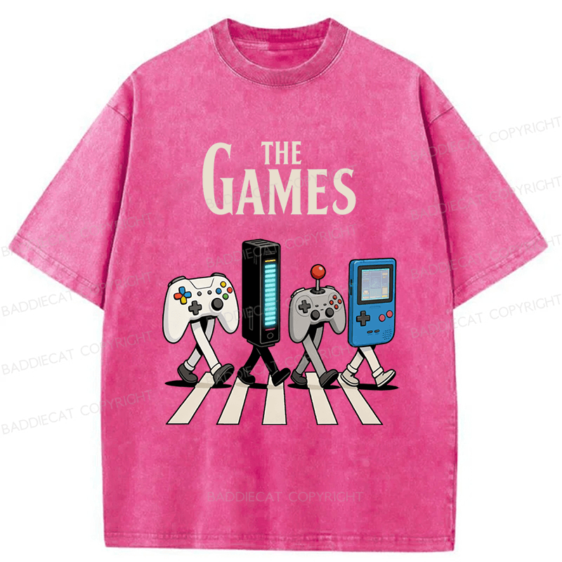 Baddiecat The Game Washed T-shirt