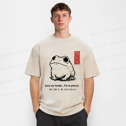 Baddiecat Love Frog Washed T-shirt