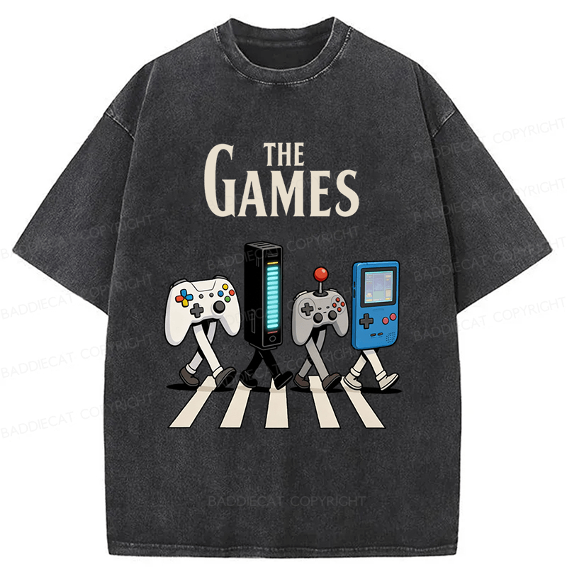 Baddiecat The Game Washed T-shirt