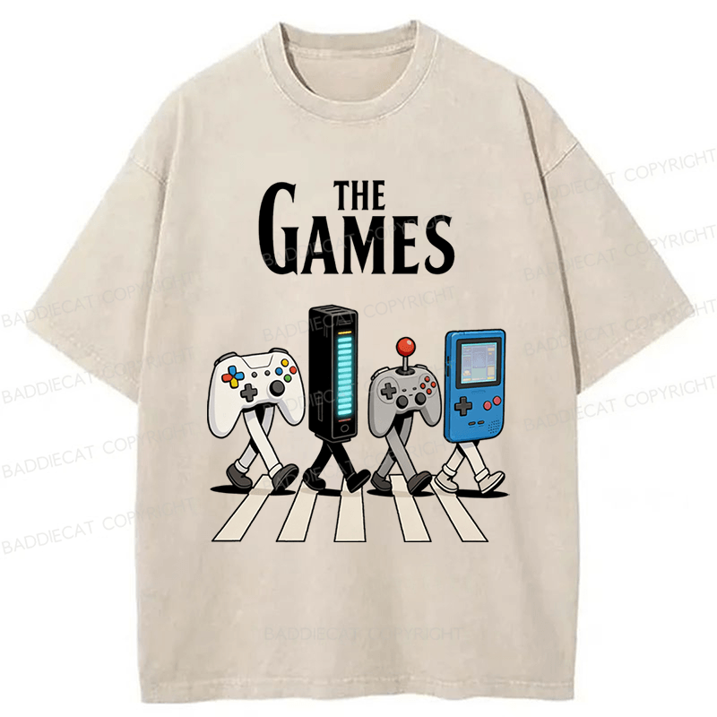 Baddiecat The Game Washed T-shirt
