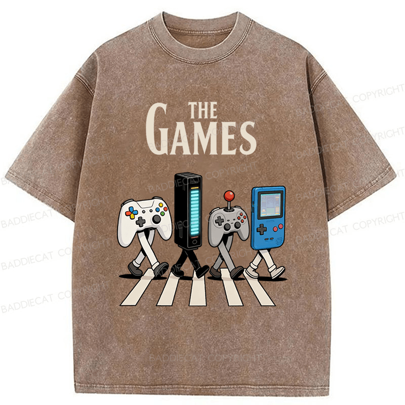 Baddiecat The Game Washed T-shirt