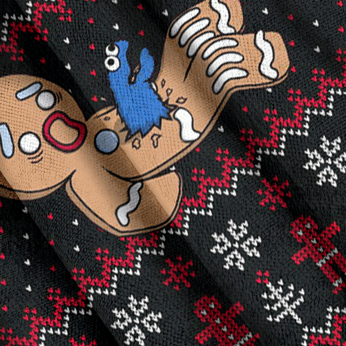 Cookie Man Fun Christmas Ugly Sweatshirt