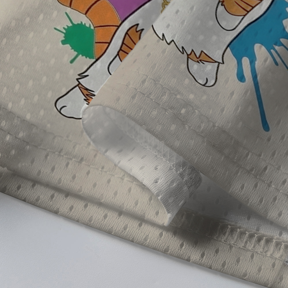 Baddiecat Hip Hop Cat Mesh Jersey