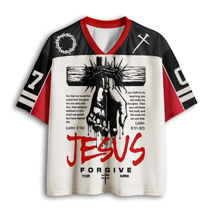 Baddiecat Jesus Faith Mesh Jersey