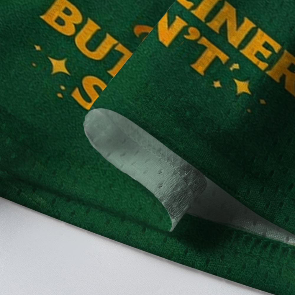 Baddiecat I Might Be a Handful, But My Wiener Sure Isn't Mesh Jersey