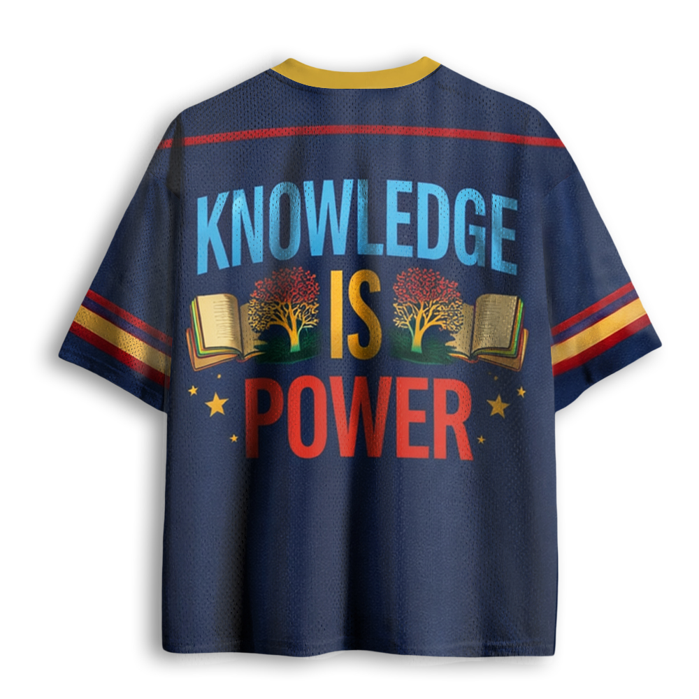 Baddiecat Education Is Freedom Mesh Jersey