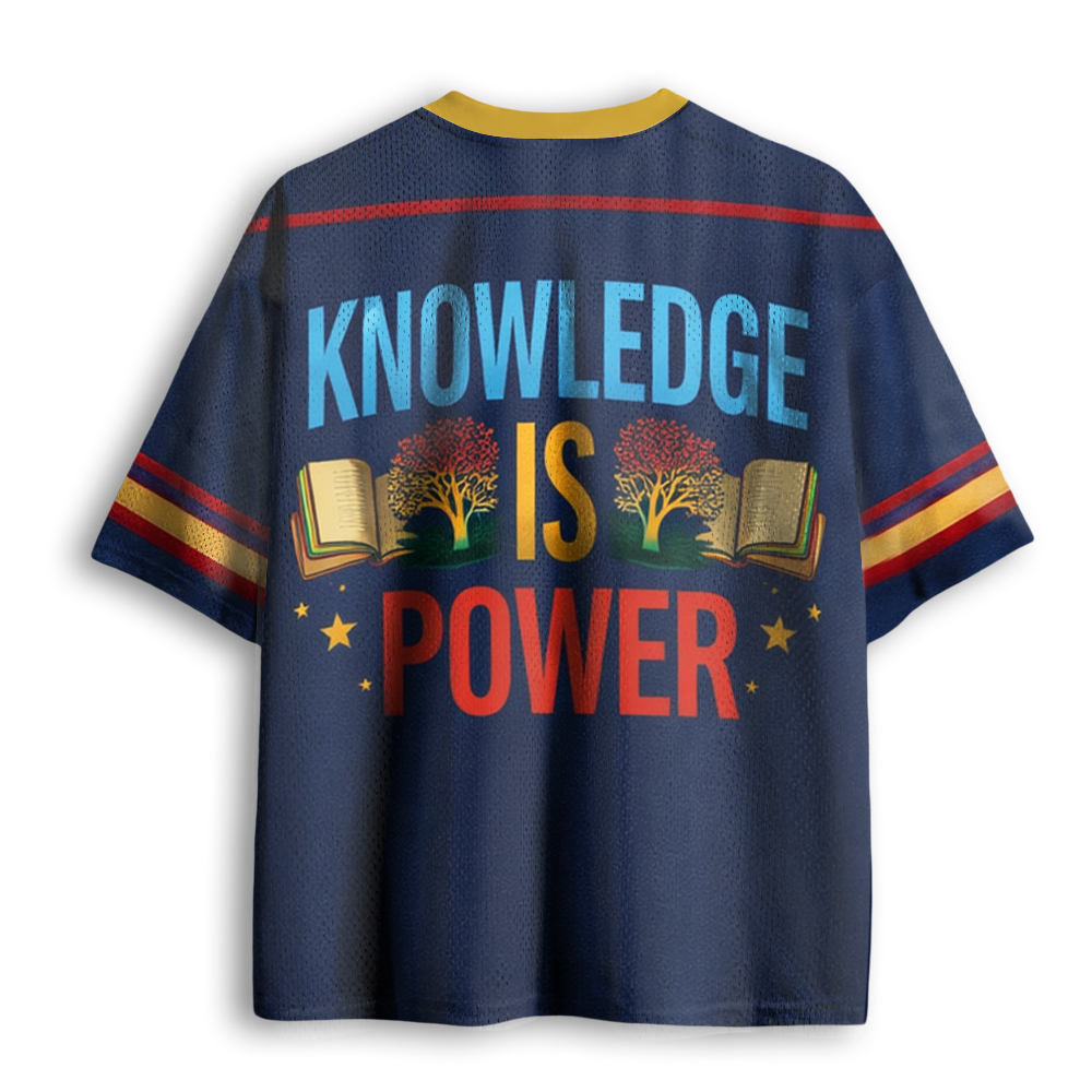 Baddiecat Education Is Freedom Mesh Jersey