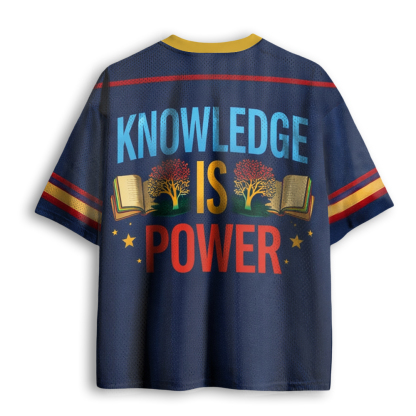 Baddiecat Education Is Freedom Mesh Jersey