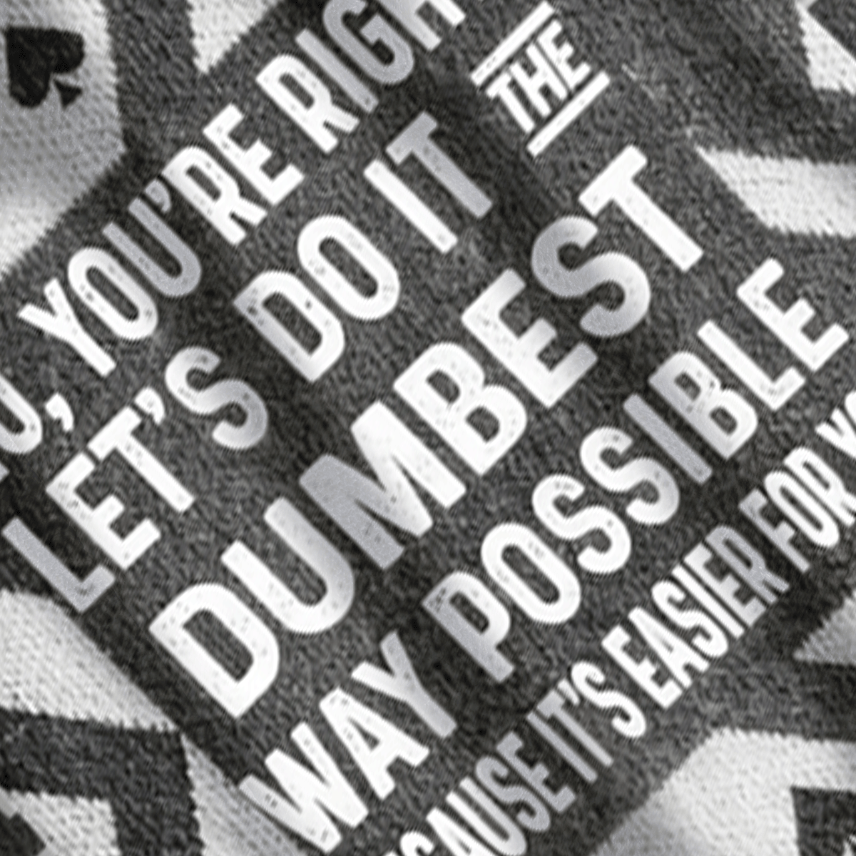 Baddiecat No You're Right.Let's Do It The Dumbest Way Possible Because It's Easier For You Christmas Ugly Sweatshirt