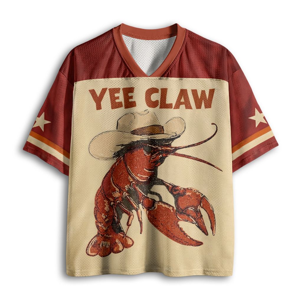 Baddiecat Lobster Cowboy Mesh Jersey