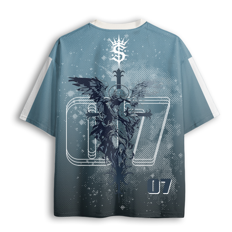 Baddiecat Jesus Christian Faith Mesh Jersey