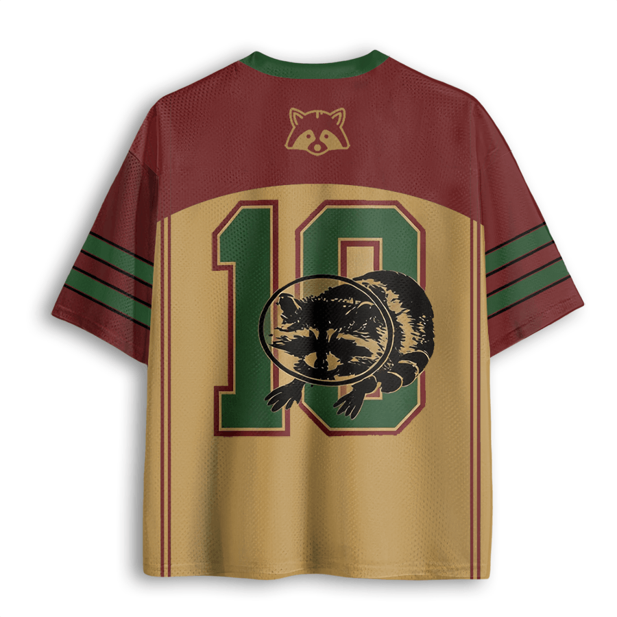 Baddiecat Raccoons In Space Mesh Jersey
