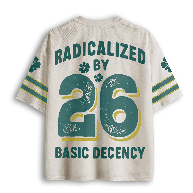 Baddiecat Radicalized By Basic Decency Mesh Jersey