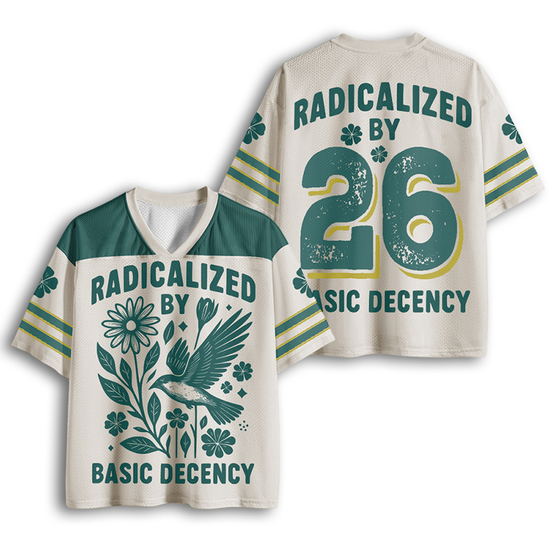 Baddiecat Radicalized By Basic Decency Mesh Jersey