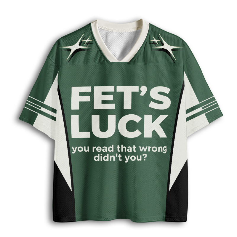 Baddiecat Fet's Luck You Read That Wrong Mesh Jersey