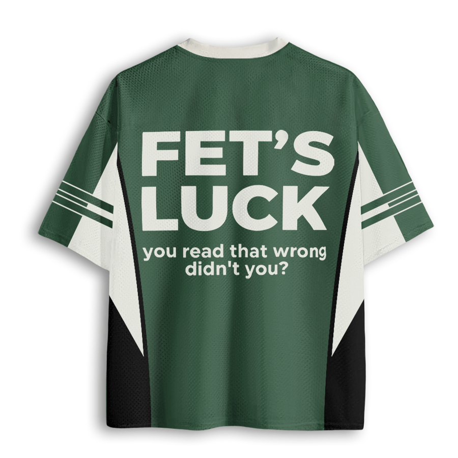 Baddiecat Fet's Luck You Read That Wrong Mesh Jersey