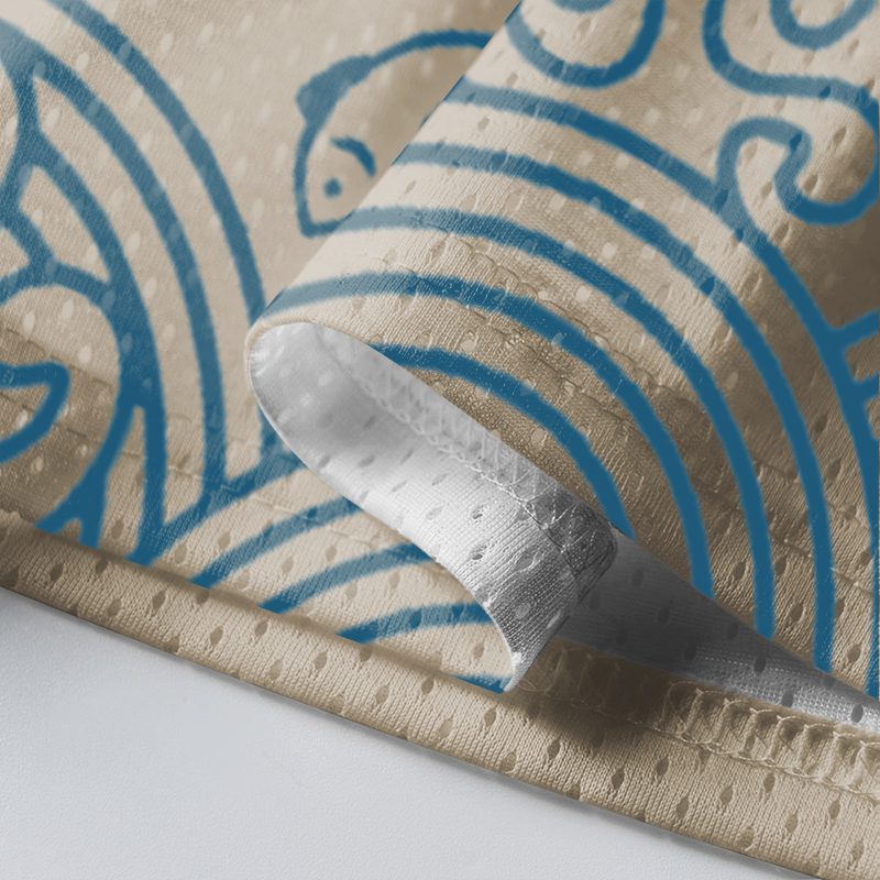 Baddiecat Minimalist Beach Funny Meme Oh Whale Mesh Jersey