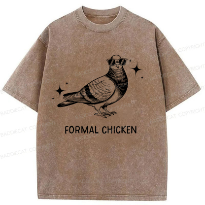 Baddiecat Dazzling Food Washed T-shirt