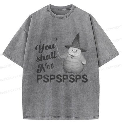 Baddiecat Magical Cat Washed T-shirt