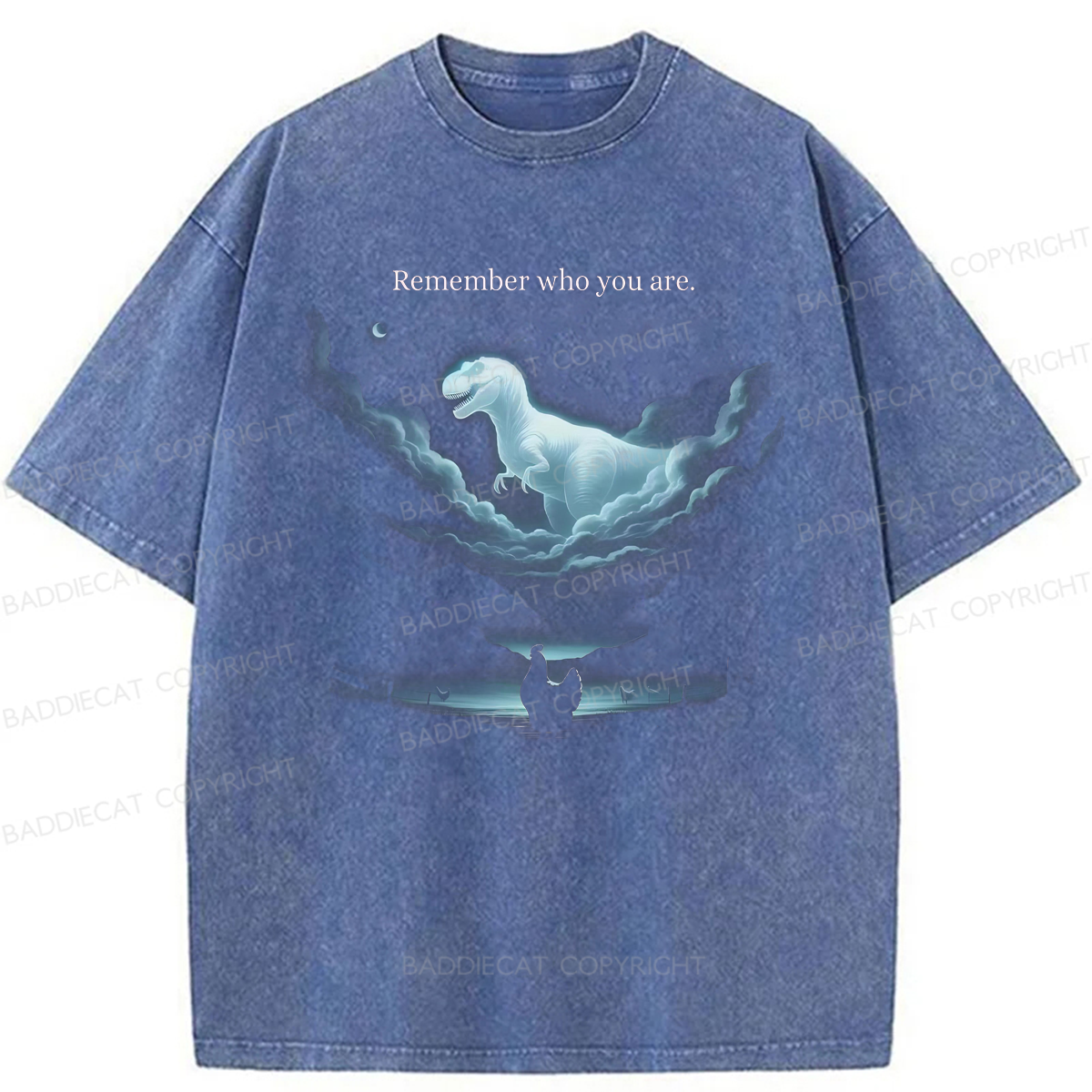 Baddiecat Remember Who You Are Washed T-shirt