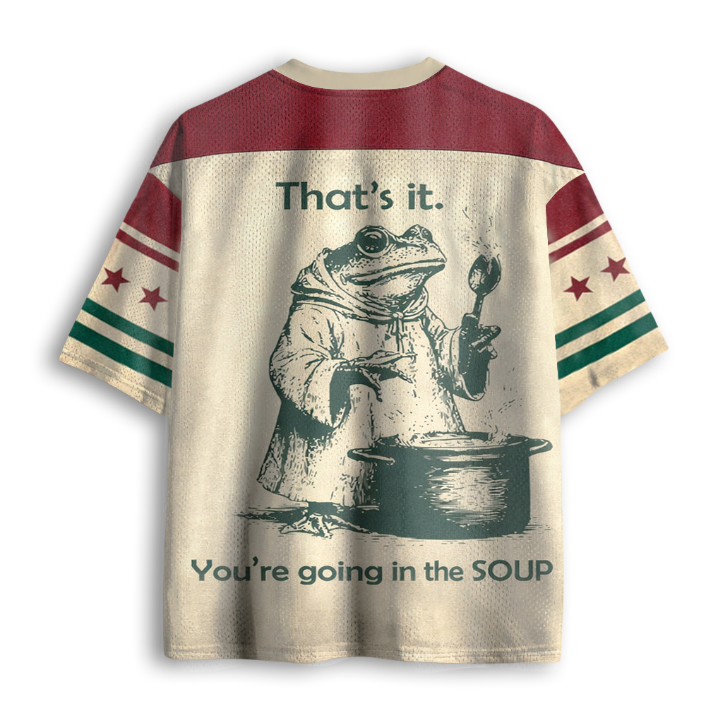 Baddiecat You're Going In The Soup Mesh Jersey
