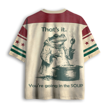Baddiecat You're Going In The Soup Mesh Jersey