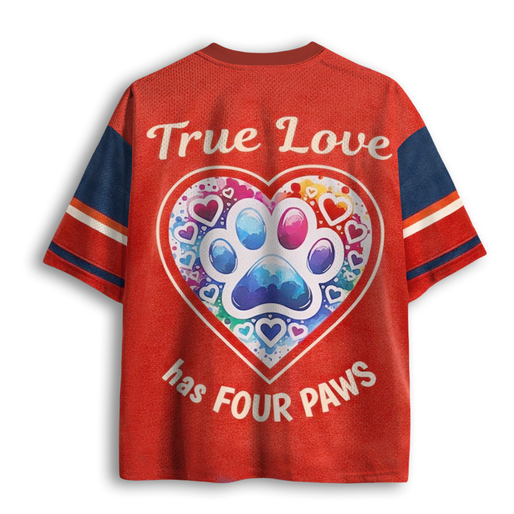 Baddiecat True Love Has Four Paws Mesh Jersey