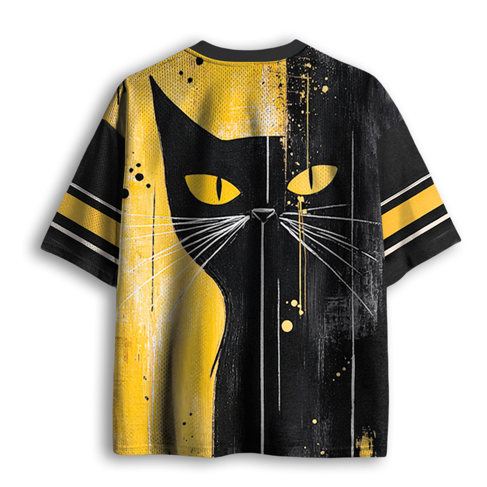 Baddiecat Sharp-eyed Cat Mesh Jersey