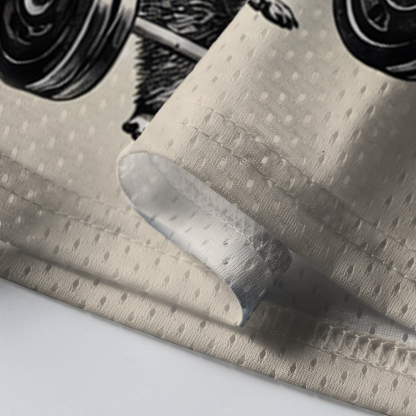 Baddiecat Smoking Raccoon Deadlift Mesh Jersey