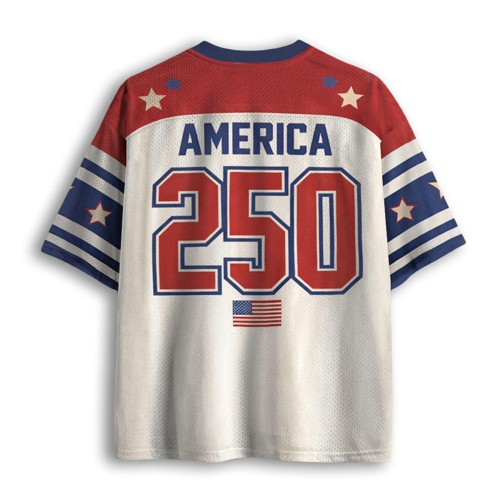 Baddiecat America 250th Anniversary Mesh Jersey
