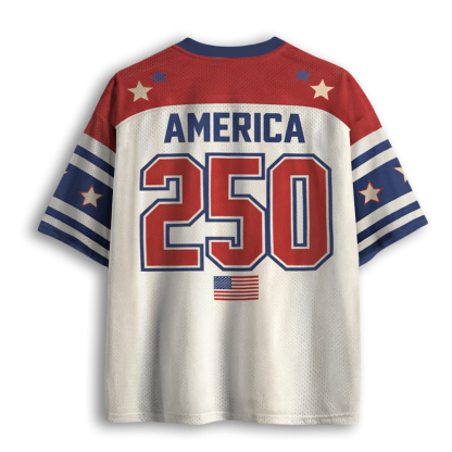 Baddiecat America 250th Anniversary Mesh Jersey