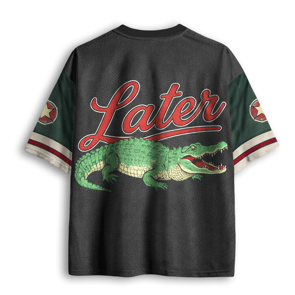 Baddiecat Later Gator Mesh Jersey