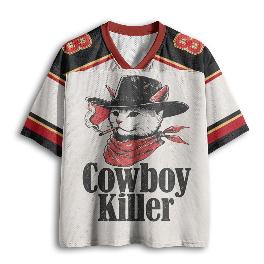 Baddiecat Cowboy Killer Mesh Jersey