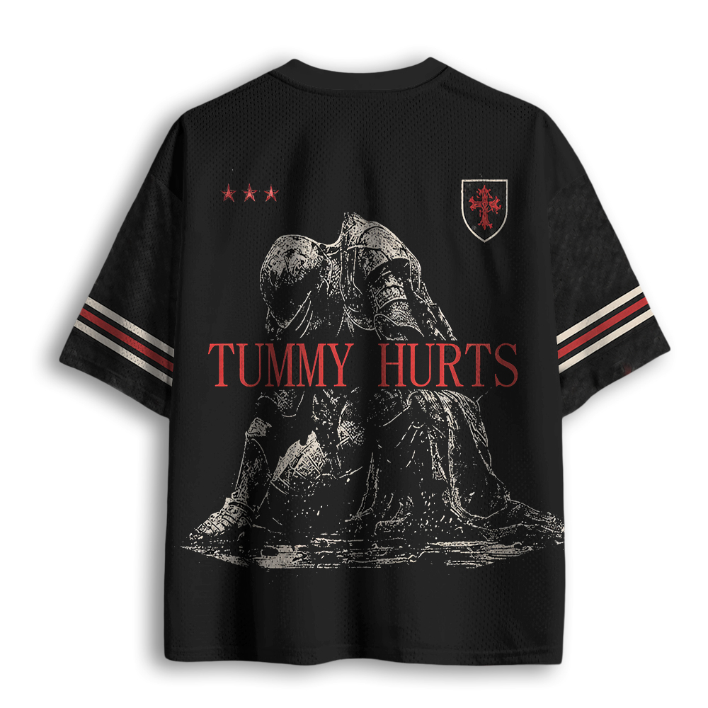 Baddiecat Tummy Hurts Mesh Jersey