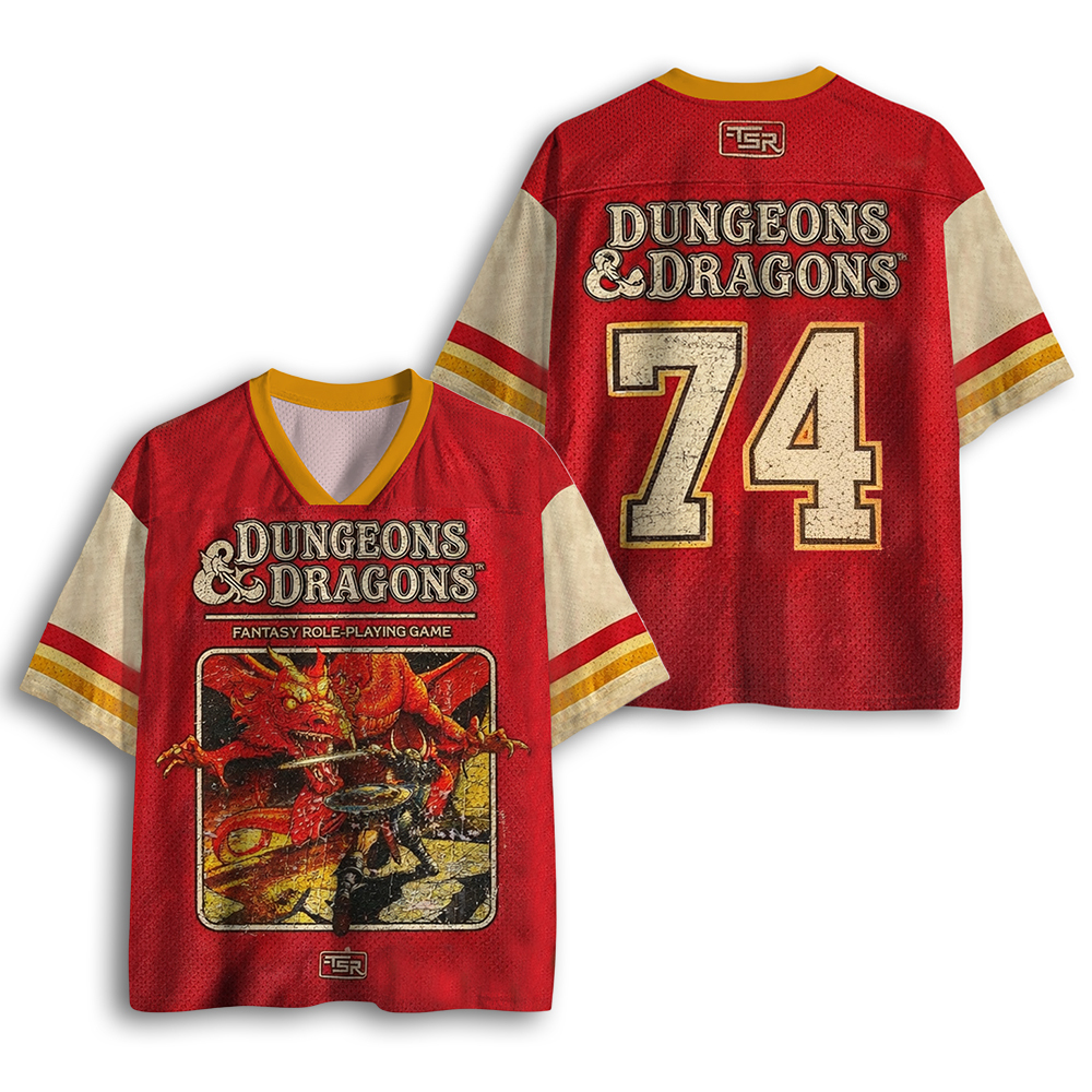 Baddiecat Dungeon Dragon 1974 Mesh Jersey