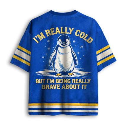Baddiecat I'm Really Cold Mesh Jersey