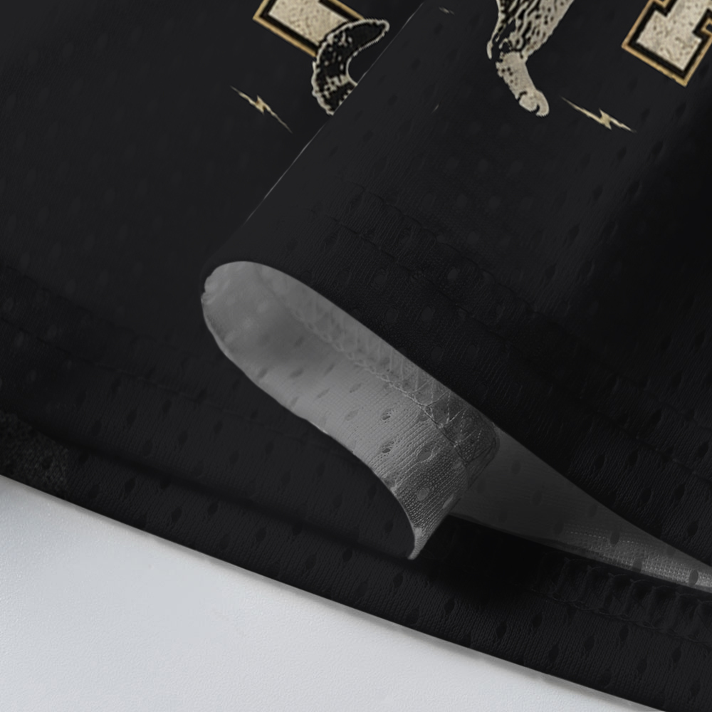 Baddiecat Funny Cat Gym Mesh Jersey