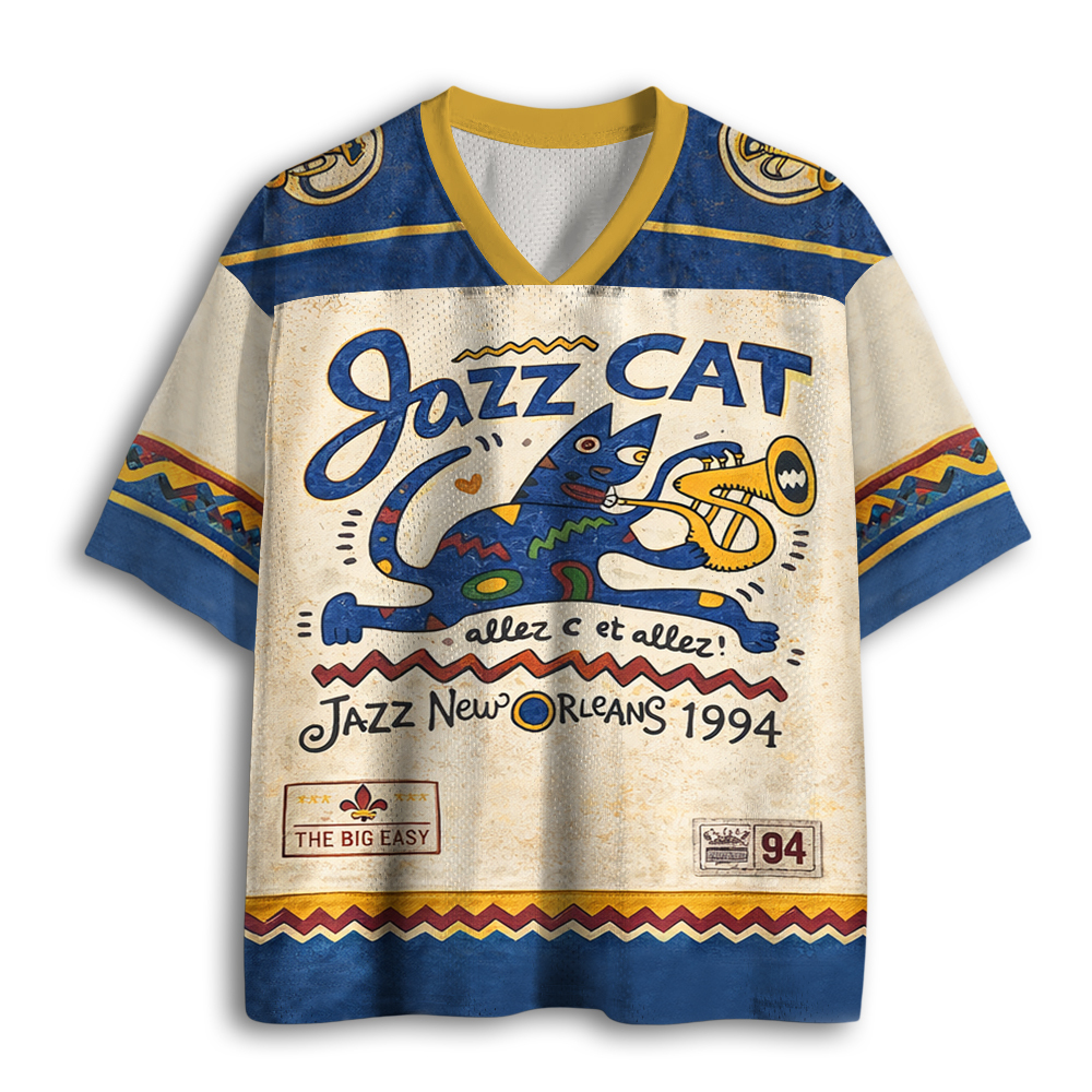 Baddiecat Jazz Cat Mesh Jersey