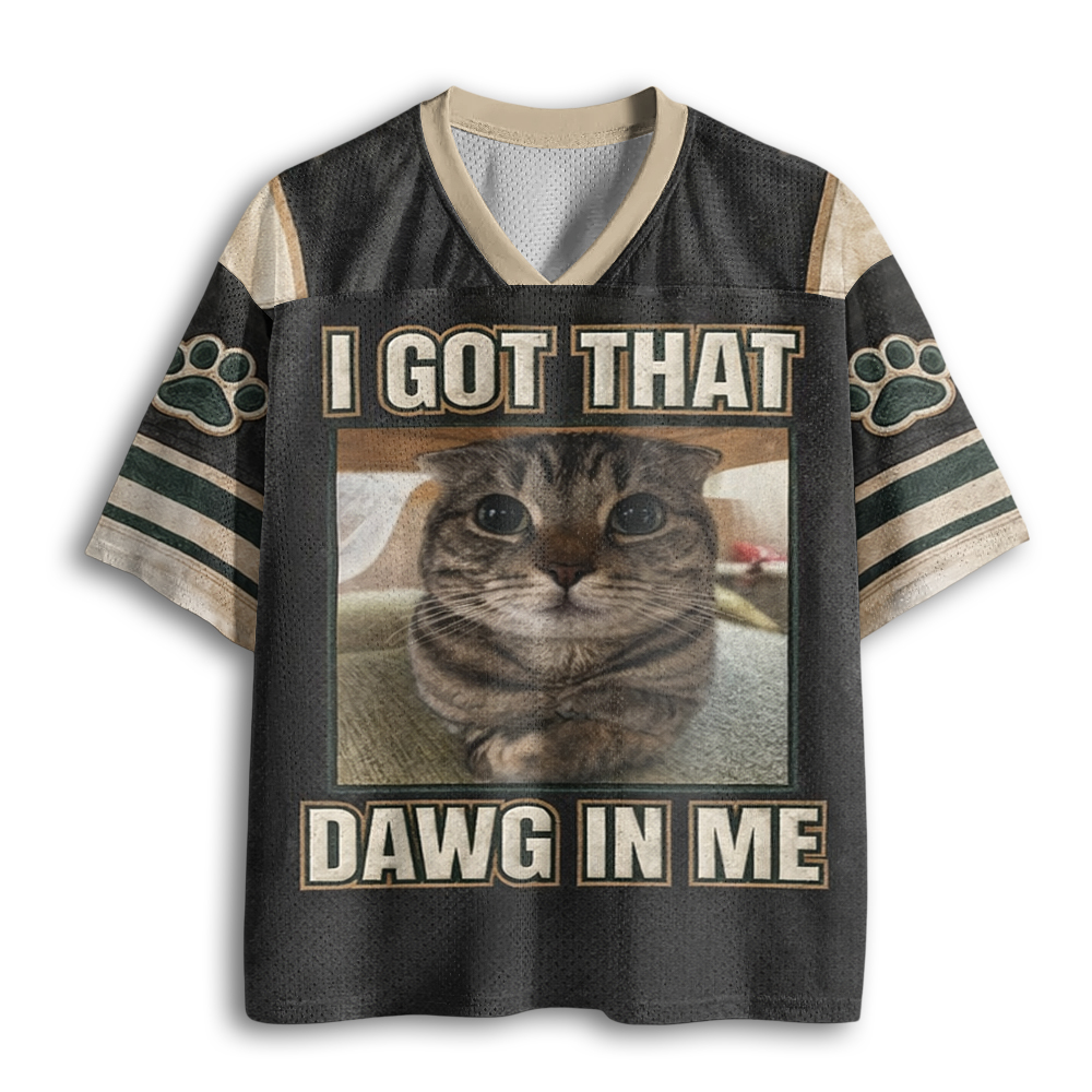 Baddiecat I Got That Dawg In Me Mesh Jersey